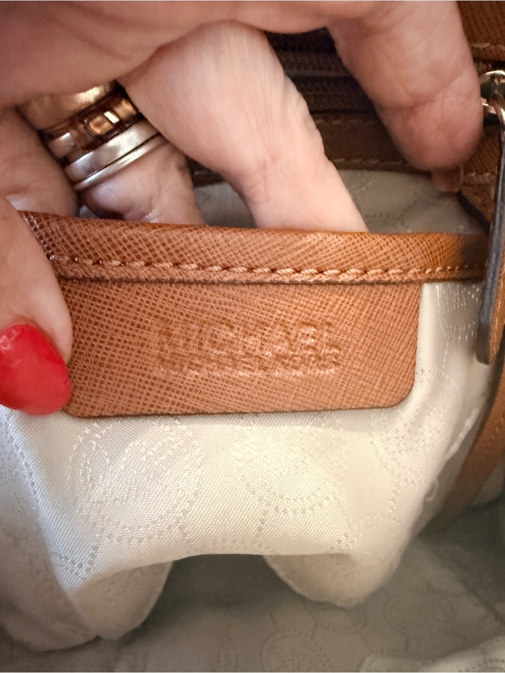 Michael Kors Jet Set Travel
Saffiano LeatherTote in 
Luggage Brown EUC like new! - Picture 9 of 17